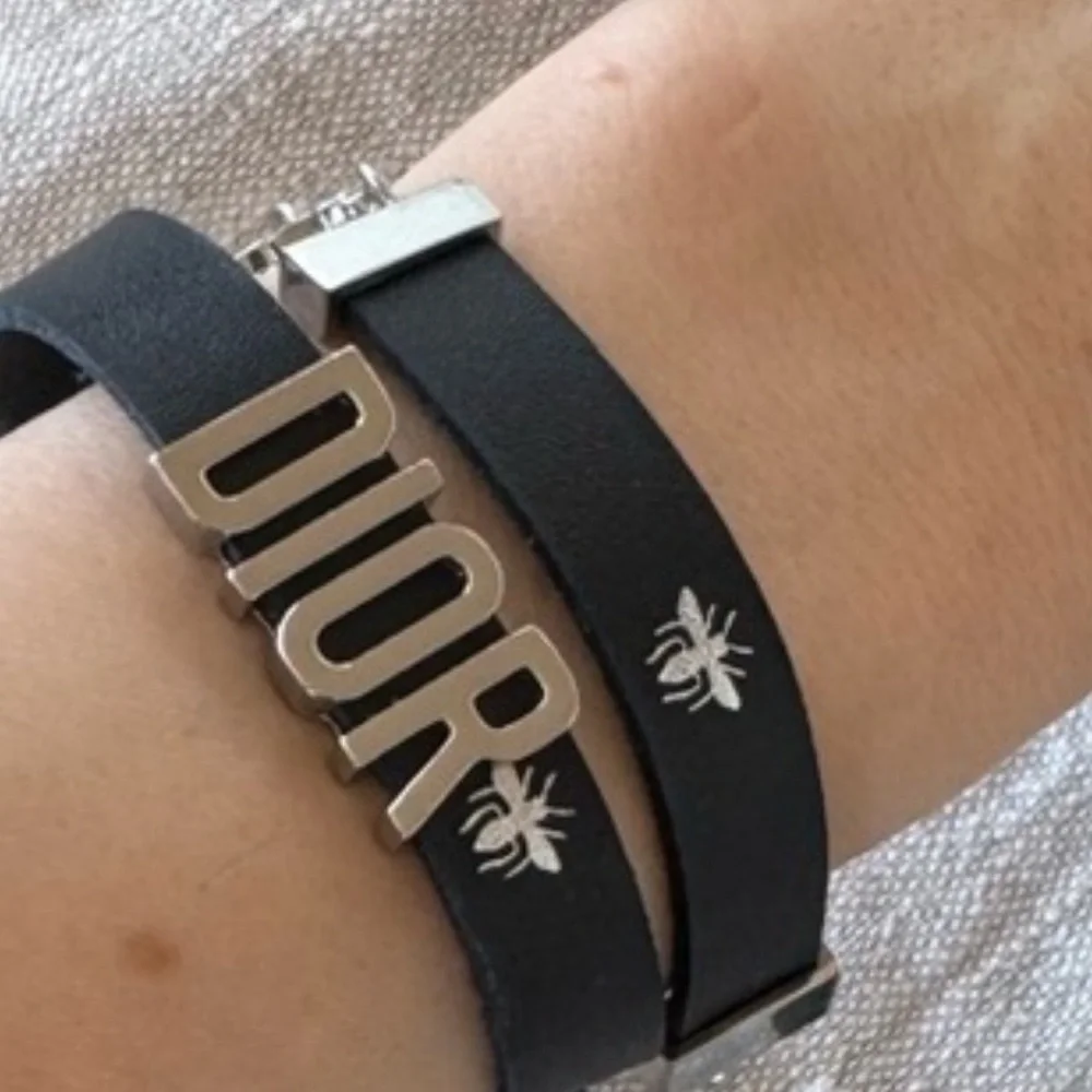 NWT Dior Black and Silver wrap bracelet💗💗💗 - Picture 4 of 4